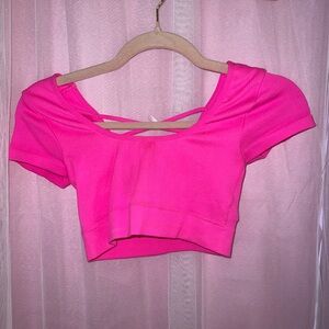 Aerie Hot Pink Women's Crop Top